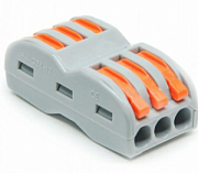 купить Клеммник рычажковый УРАлайт 3+3 контакта проходной Комплектующие