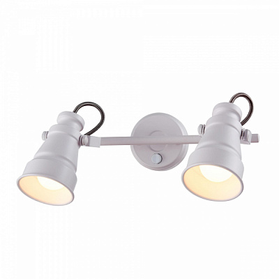 Спот CITILUX CL541520 Бейкер белый выключатель E14 2*60W купить Споты