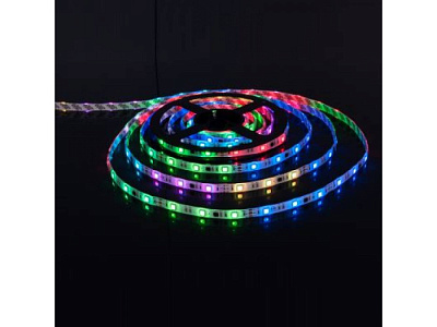 Светодиодная лента 12В 14.4Вт/м Geniled GL-60-S5050 RGB(гермет)  60Led/m мульти IP66 купить Лента 12V