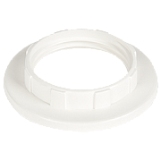купить Кольцо для патрона E14 пластик белое/черное Патроны