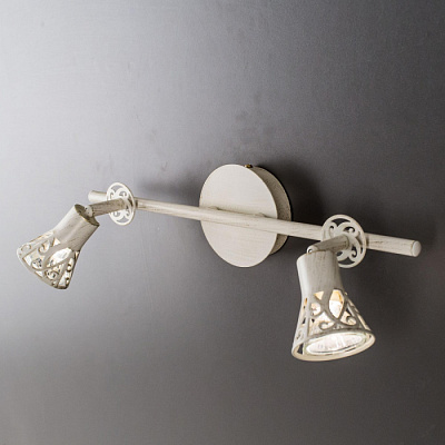 Спот CITILUX CL519525 ВИНОН золото крем GU10 2*50W купить Споты