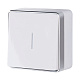 Werkel Выключатель WL15-01-04 белый (1-кл с подсв.) W5010101 купить Werkel Gallant  накладные