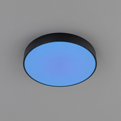 Люстра светодиодная CITILUX CL72470G1 RGB Купер Чёрный 70W ПУЛЬТ до 21 кв.м  купить Светодиодные люстры