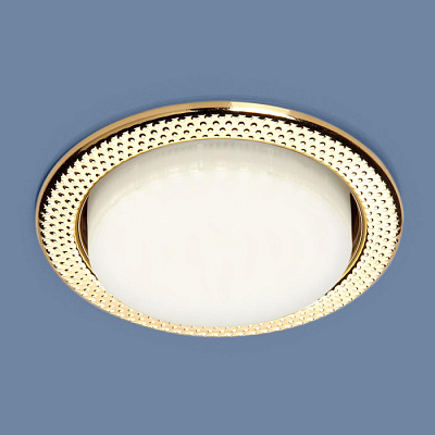 Точечный светильник Elektrostandard 1066 GX53 золото купить Встраиваемые