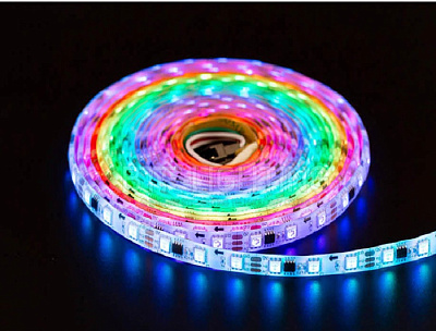 Светодиодная лента 12В 14.4 Вт Redigle RGB RG-5050-60P-12V-10mm купить Лента 12V