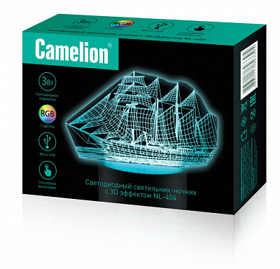Светильник-ночник CAMELION NL-404 Корабль купить Ночники