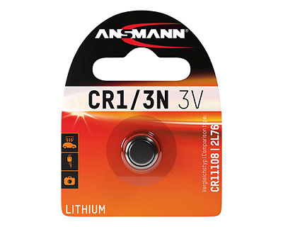 Батарейка Ansmann СR1/3N 3V 160mAh BL1 купить Батарейки, Аккумуляторы, з/у