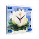 Часы настенные 21Век 2026-466 Белый лотос (часовой завод РУБИН) купить Часы