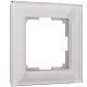 Рамка 1 пост Werkel WL01-Frame-01 дымчатое стекло W0011117 купить Werkel  Рамки
