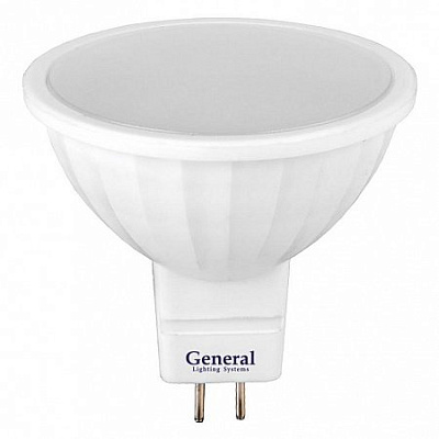 Лампа светодиодная General MR16 GU5.3 12V 10W 4500К 630Lm 661022 купить Светодиодные