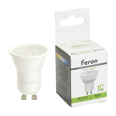 Лампа светодиодная Feron LB-272 MR11 GU10 5W 4000K 51219 купить Светодиодные