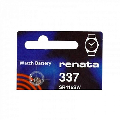Батарейка Renata R337 (SR416SW) BL1 купить Батарейки, Аккумуляторы, з/у