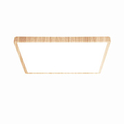 купить Светильник LE LED RF 28W квадрат дерево IP40 3K,4k,6k 2350Lm 300x300x24 mm до 15 кв.м св/д LEEK Накладные (Бублики)