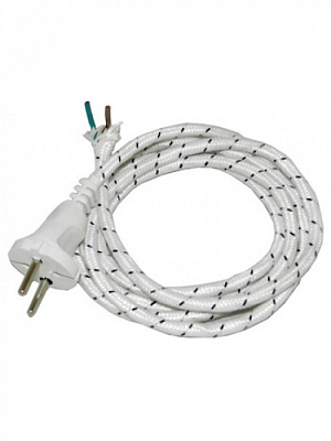 Шнур для утюга ШРО 2*0,75 оплетка  купить Удлинители