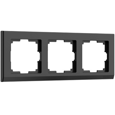 Рамка 3 поста Werkel WL04-Frame-03 черный W0031808 купить Werkel  Рамки