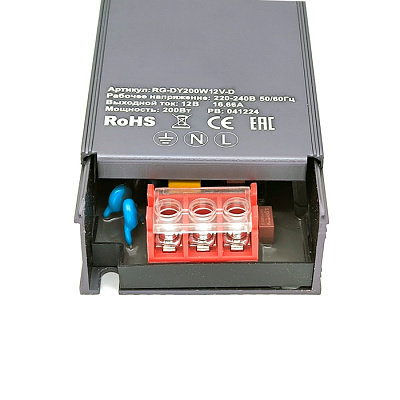 Блок питания 24В 400Вт Redigle RG-DY400W24V-D 4 ступени диммирования купить Блоки питания 24V