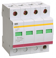 купить ОПС1-С 4Р огран.импульсного перенапрежения 40кА 400В ИЭК IEK