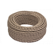 купить Винтаж витой провод 3*1,5 бежевый Винтаж