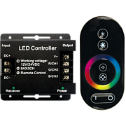 купить Контроллер ECOLA RFC18AESB RGB 12В 216Вт (24V 432W) черный 18A Управление светом (быт)