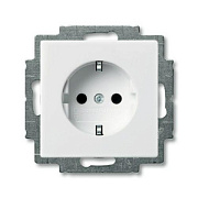 купить Розетка с/з ABB BJB Basic 55 Бел ABB BJB Basic 55