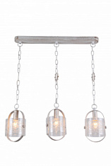 купить Люстра ламповая LINVEL LV 9124/3 Алдан Белый золото E14 40W *3  Ламповые люстры