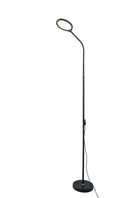 Торшер светодиодный Ultraflash UF-833 С02 12W 450Lm 3-6К черный диммер 3 в1 купить Торшеры
