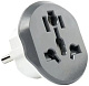 Адаптер-переходник 16A 250V з/к, белый/серый плоский 2229 UNIVersal купить Разветвители, Переходники