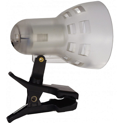 Лампа настольная Camelion KD 304 прищепка белый E14 40W купить Настольные