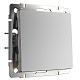 Переключатель перекрестный 1 клавишный Werkel WL06-SW-1G-C серебро W1113006  купить Werkel
