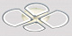 Люстра светодиодная LINVEL MS 1084/4 Хинон 124W 3000-6000K 6000 Lm ПУЛЬТ купить Светодиодные люстры