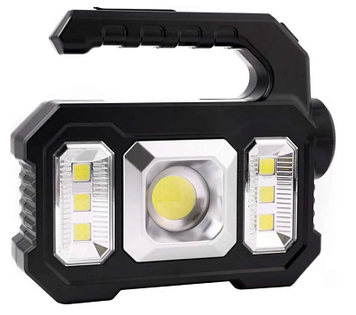 Фонарь ручной прожектор UltraFlash LED 51526 аккум,4*AA,3 реж,3w160Lm30m+3w120Lm+1.5w60Lm купить Фонари
