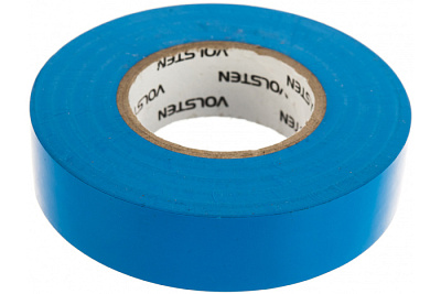 Изолента Volsten V02-7S-18х19-20 синяя купить Комплектующие