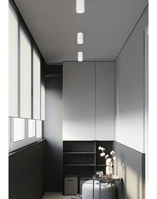 Точечный светильник Redigle RG-TD0701W 12W max GU10 IP20 60*100 белый купить Накладные