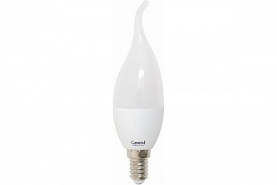 Лампа светодиодная General свеча на ветру 10W E14 2700K  661083  купить Светодиодные
