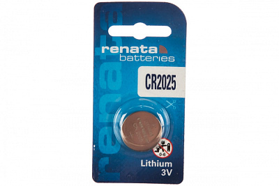 Батарейка Renata CR2025 BL1 купить Батарейки, Аккумуляторы, з/у