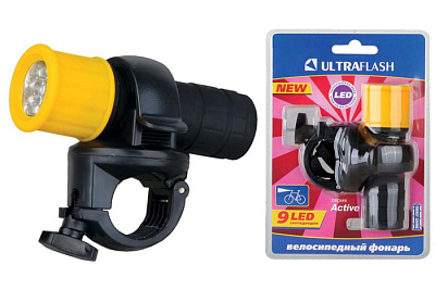 Фонарь велосипедный UltraFlash LED652 (3*AAA) 9св/д купить Фонари