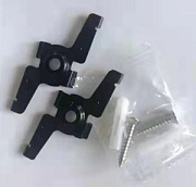 купить Крепёж для накладного магнитного шинопровода Redigle RG-CXPJ-04 чёрный Коннекторы, Соединиители и Др.