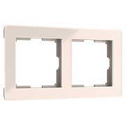 купить Рамка 2 поста Werkel Acrylic W0022743 айвори Werkel  Рамки