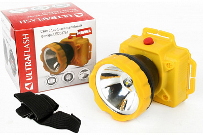 UltraFlash Фонарь LED 53761 налобный купить Фонари