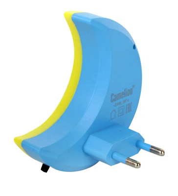 Ночник Camelion NL-244 0.5W 220V МЕСЯЦ выкл купить Ночники