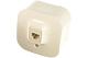 Розетка компьютерная RJ45 5 категории UTP Legrand Quteo 782224 Белый купить Legrand QUTEO/PLEXO накладные
