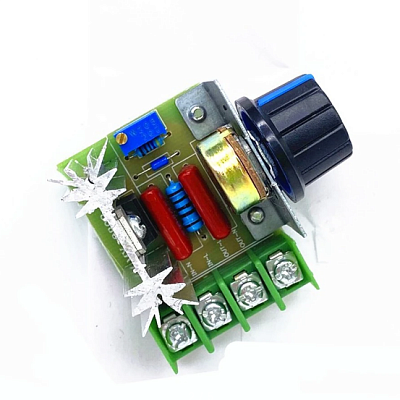 Регулятор оборотов двигателя 220V 2000W купить Комплектующие