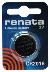купить Батарейка Renata CR2016 BL1 Батарейки, Аккумуляторы, з/у