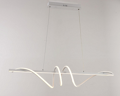 Люстра светодиодная Linvel MS 1175 Авила 80W 3000-6500K 6240Lm белый (до 15кв.м) купить Светодиодные люстры