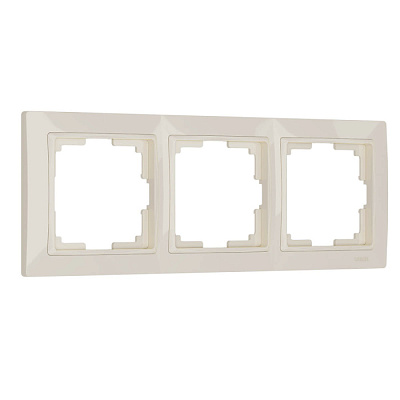 Рамка 3 поста Werkel WL03-Frame-03 слоновая кость basic W0032003 купить Werkel  Рамки