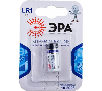 Батарейка LR1 ЭРА купить Батарейки, Аккумуляторы, з/у