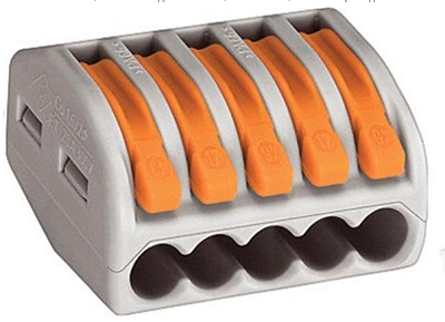 Клеммник рычажковый УРАлайт 5 контактов  купить Комплектующие