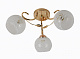 Люстра ламповая LINVEL LV 9261/3 Пегги золото E27 60W*3  купить Ламповые люстры
