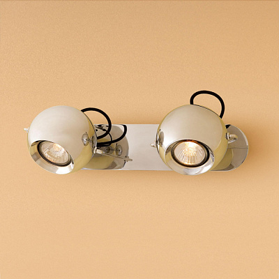 Спот CITILUX CL532521 Сфера хром GU10 2*50W купить Споты