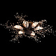 Люстра ламповая LINVEL LV 8002/6 темно - коричневый E14 60W *6 купить Ламповые люстры